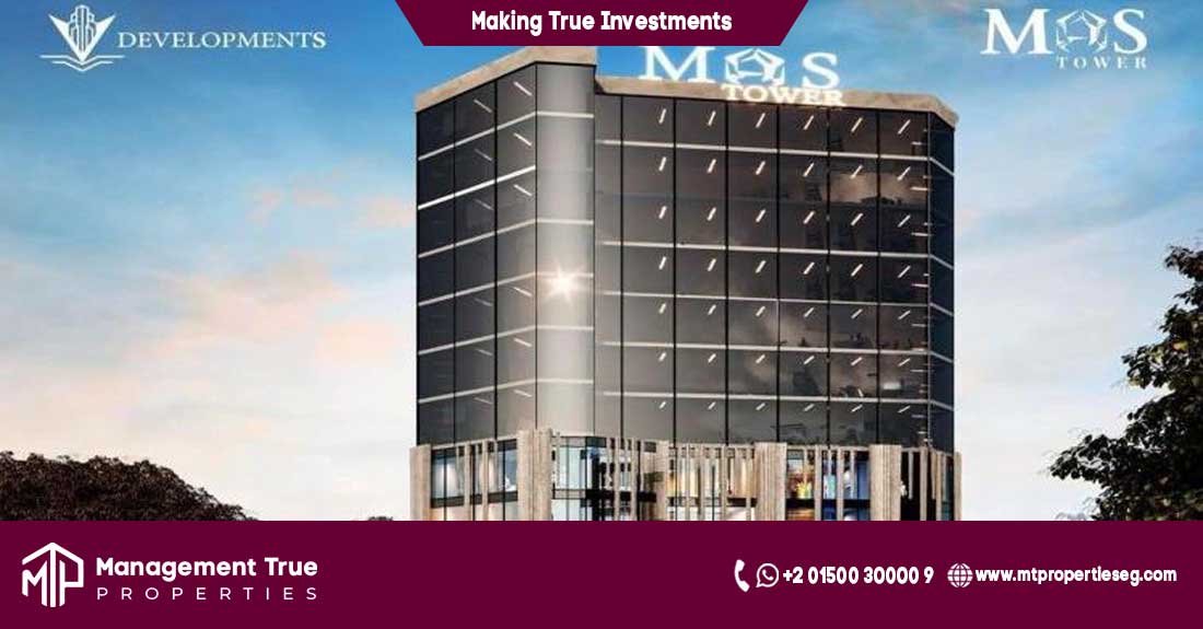 A commercial shop with an area of 23.36 meters in the Mas Towers project in the Downtown area of the New Administrative Capital, V developments , fully finished