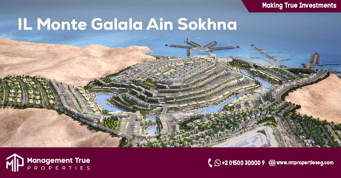 شاليه علوى 95 متر فى المونت جلالة العين السخنة تطوير مصر للاستثمار العقارى 
